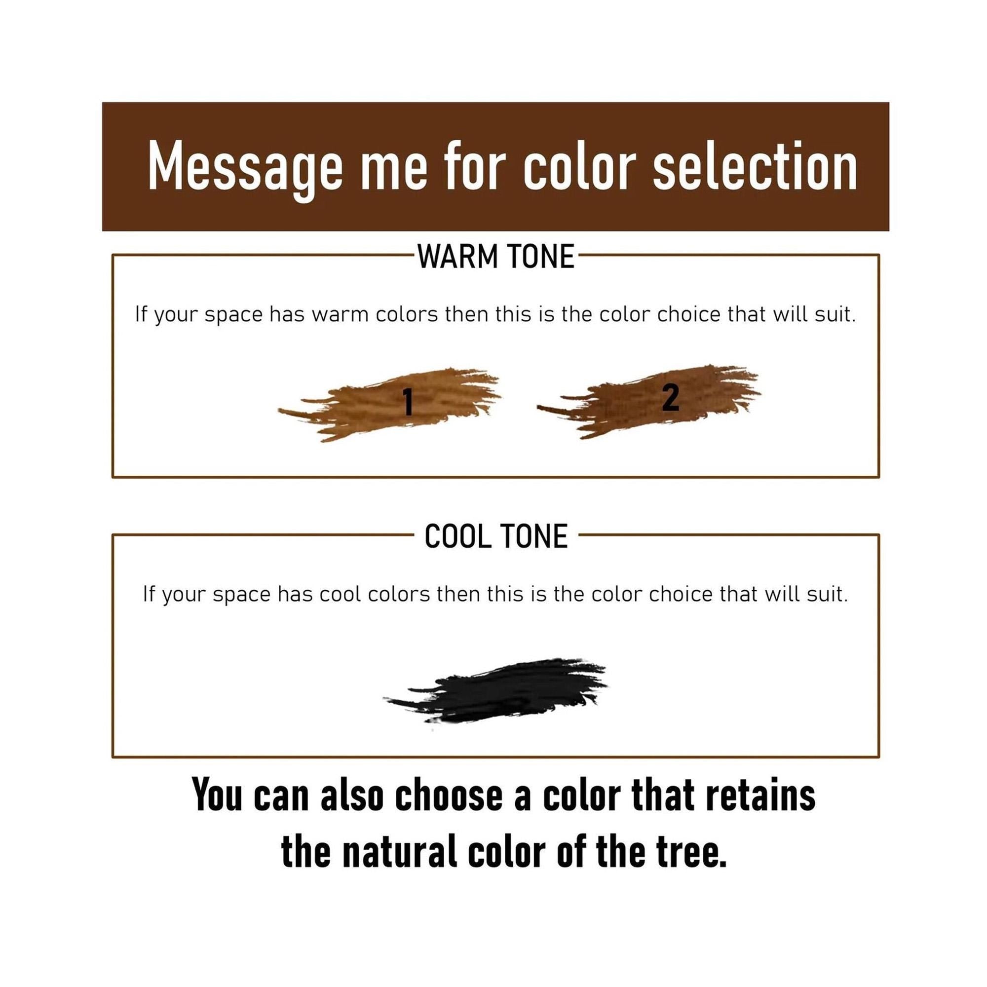 Corner floating console table tree branch driftwood entryway table solid wood plant stand rustic handmade furniture