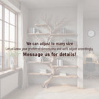 Driftwood corner tree branch solid wood bookshelf wall mount floating live edge furniture decoration