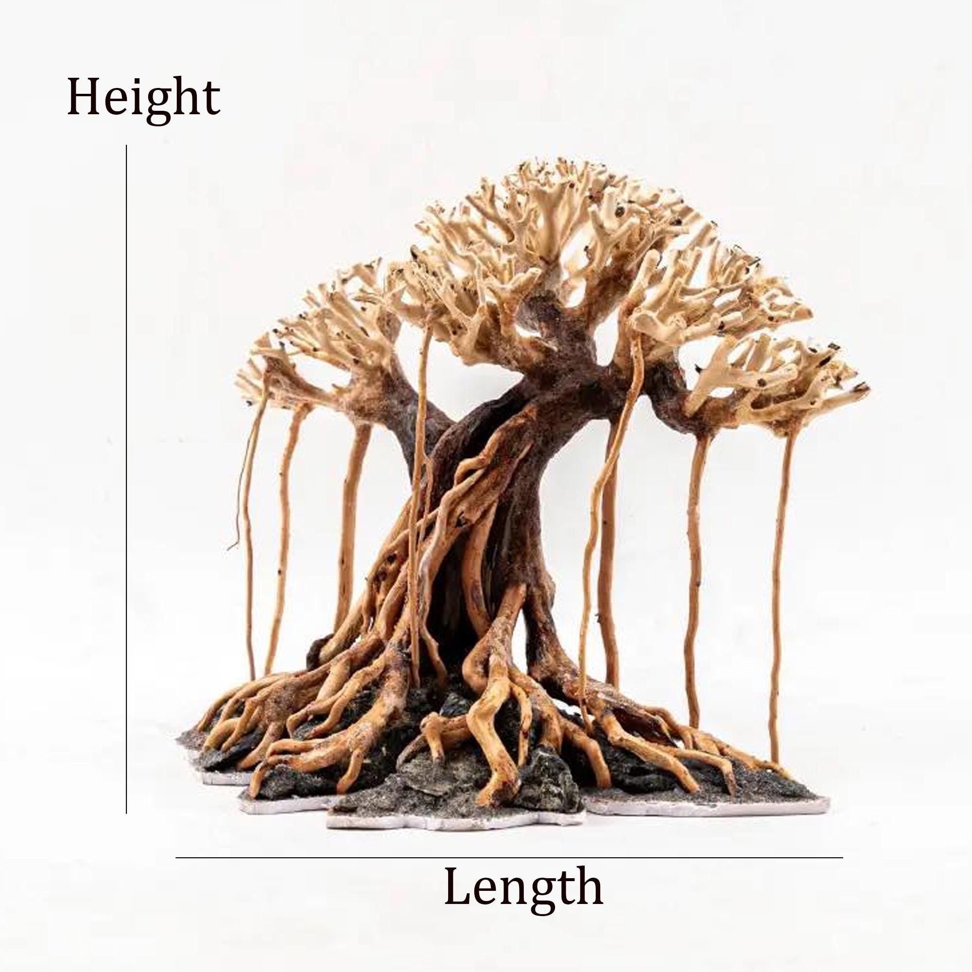 Driftwood bonsai tree aquascape aquarium fish tank plant tree decoration