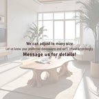 Solid wood coffee table tree trunk driftwood sculpture stump side table live edge console table furniture