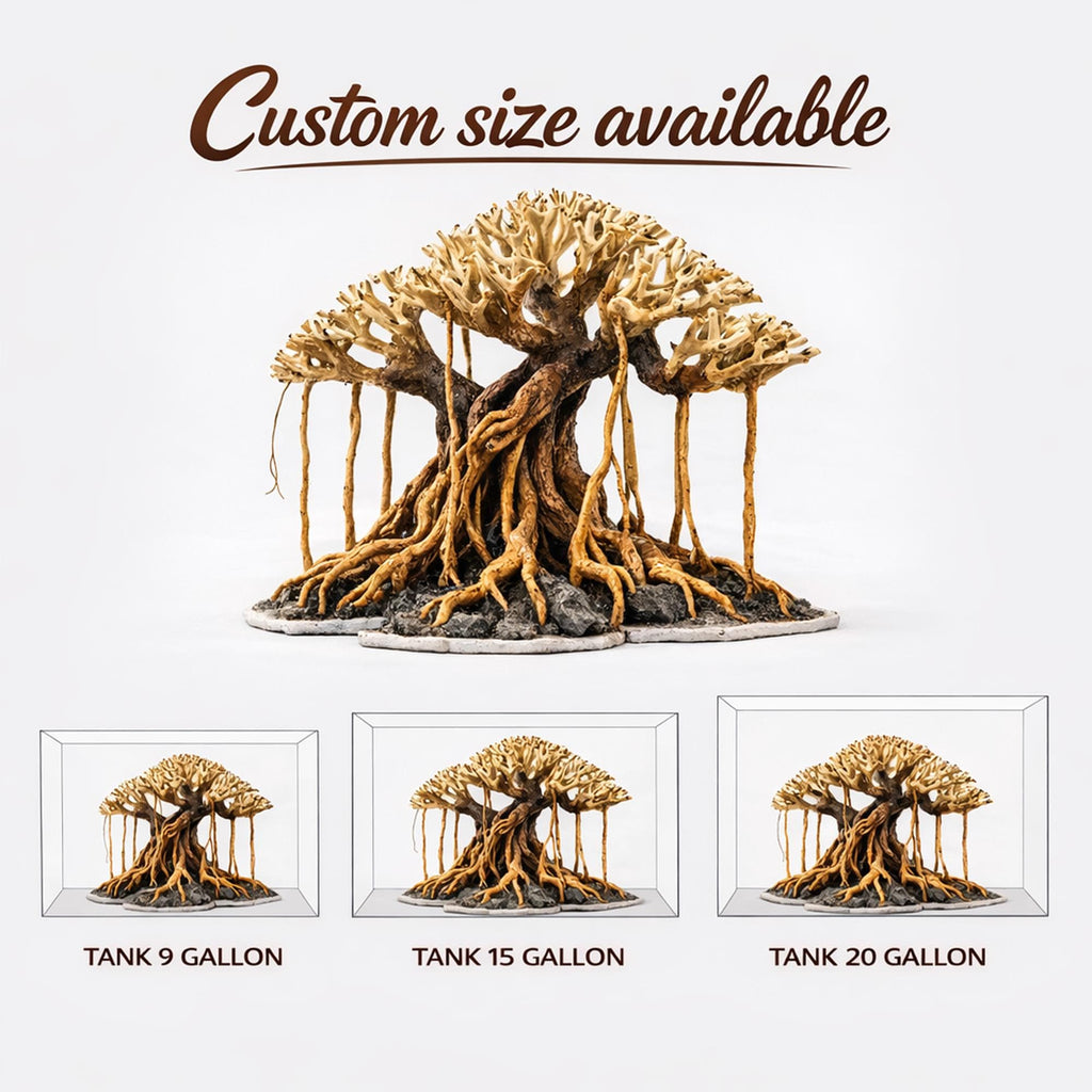 Driftwood bonsai tree aquascape aquarium fish tank plant tree decoration