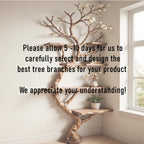 Tree branch bookshelf corner floating wood shelf on wall art driftwood branch book shelf unique decor