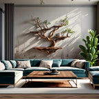Live edge floating bookshelf wall mounted solid wood shelving driftwood branch art unique bookcase decor gift for housewarming
