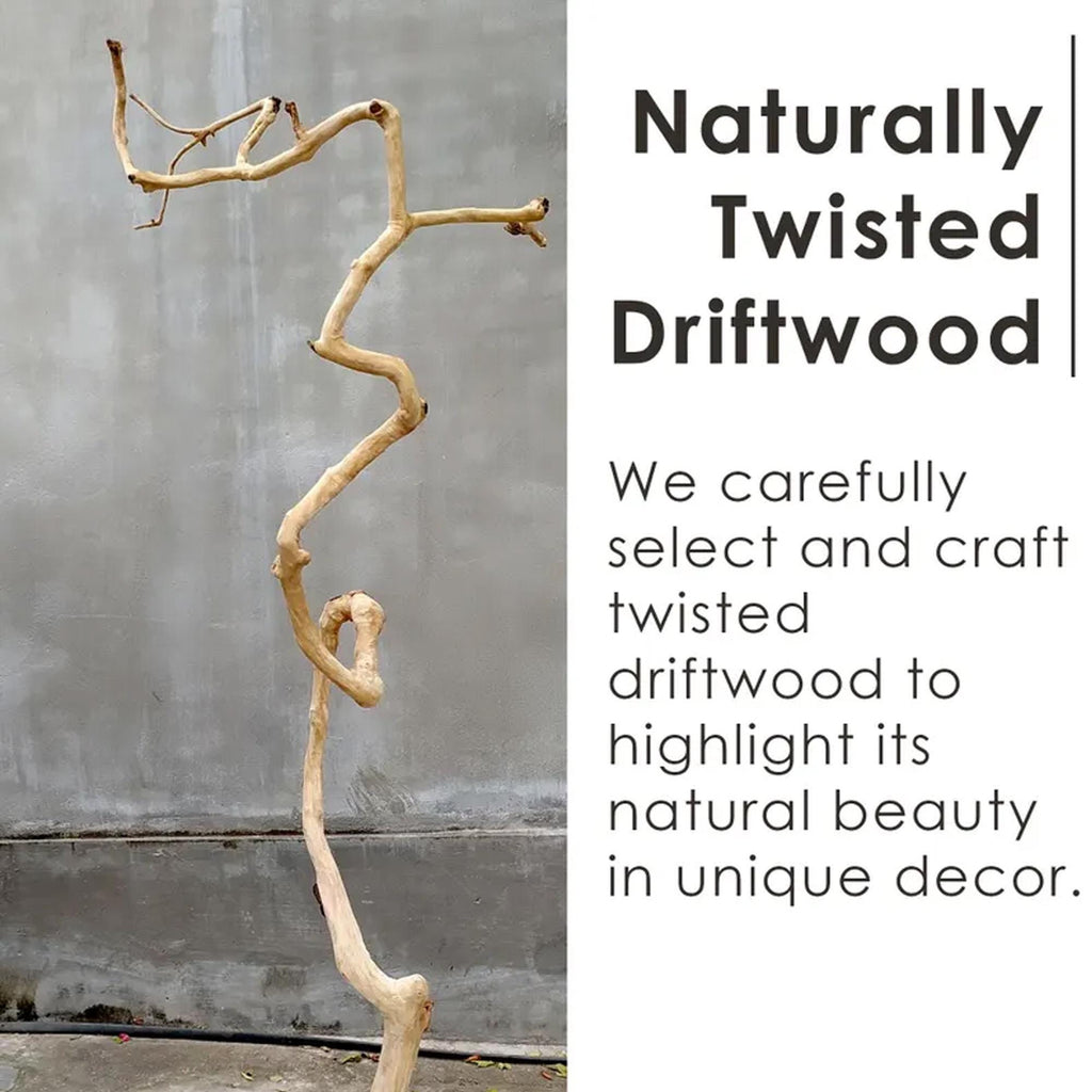 Driftwood floating tree bookshelf walnut color wall mount shelving bookcase solid wood live edge