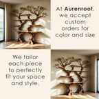 Floor bookcase tree branch book shelf solid wood wall mounted bookshelf driftwood sculpture art