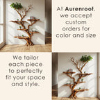 Tree branch shelves driftwood bookshelf solid wood bookcasewall mount floating shelf art decor for home