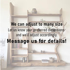 Handmade tree branch bookshelf solid wood live edge furniture display shelf bookcase decoration