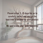 Corner driftwood tree branch solid wood bookshelf wall mount floating live edge furniture decoration