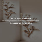 Natural tree bookshelf driftwood branch shelf art solid wood bookshelf floating shelf wall mount bookshelf decor