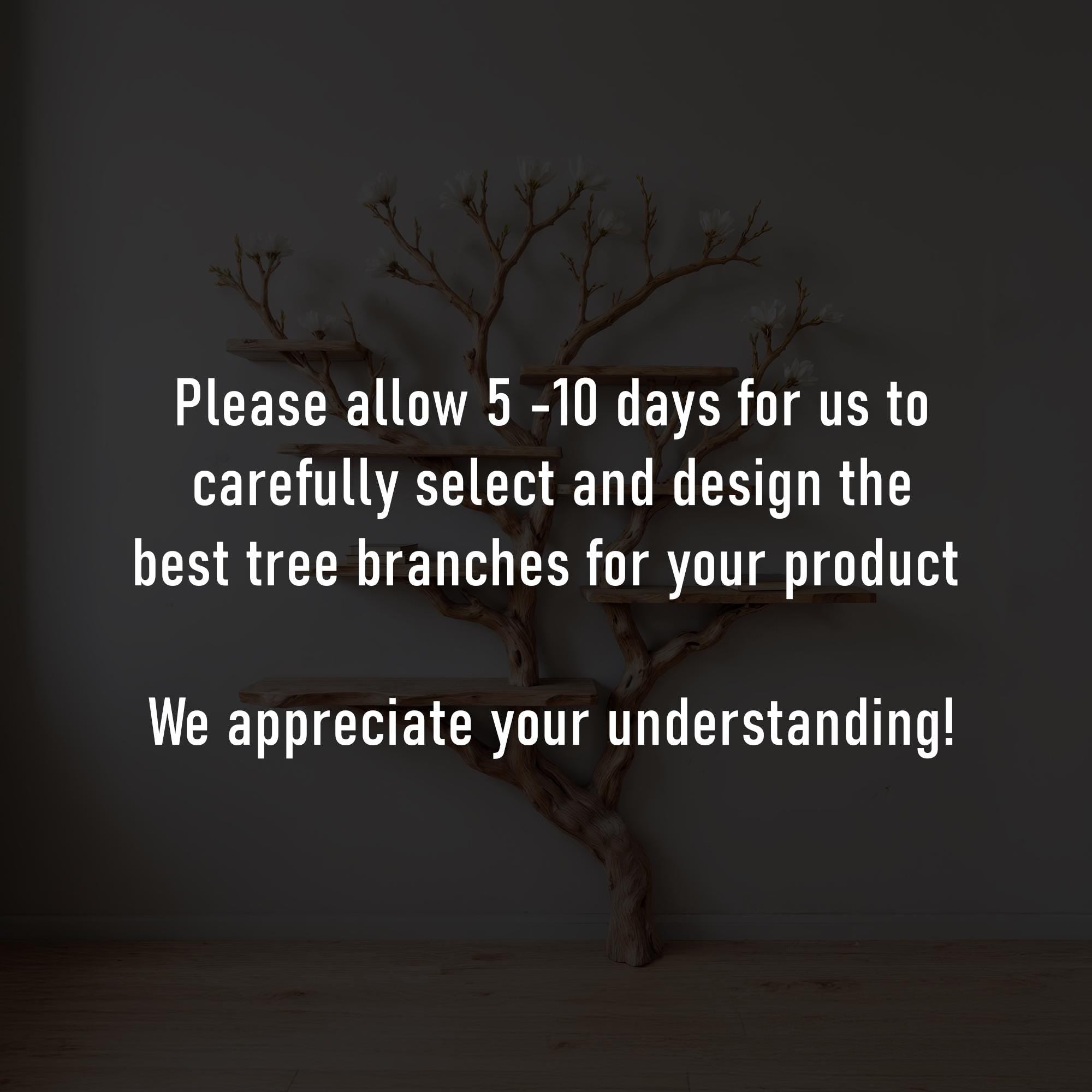 Tree bookshelf art driftwood shelf wall mounted bookcase solid wood bookshelves decor for living room