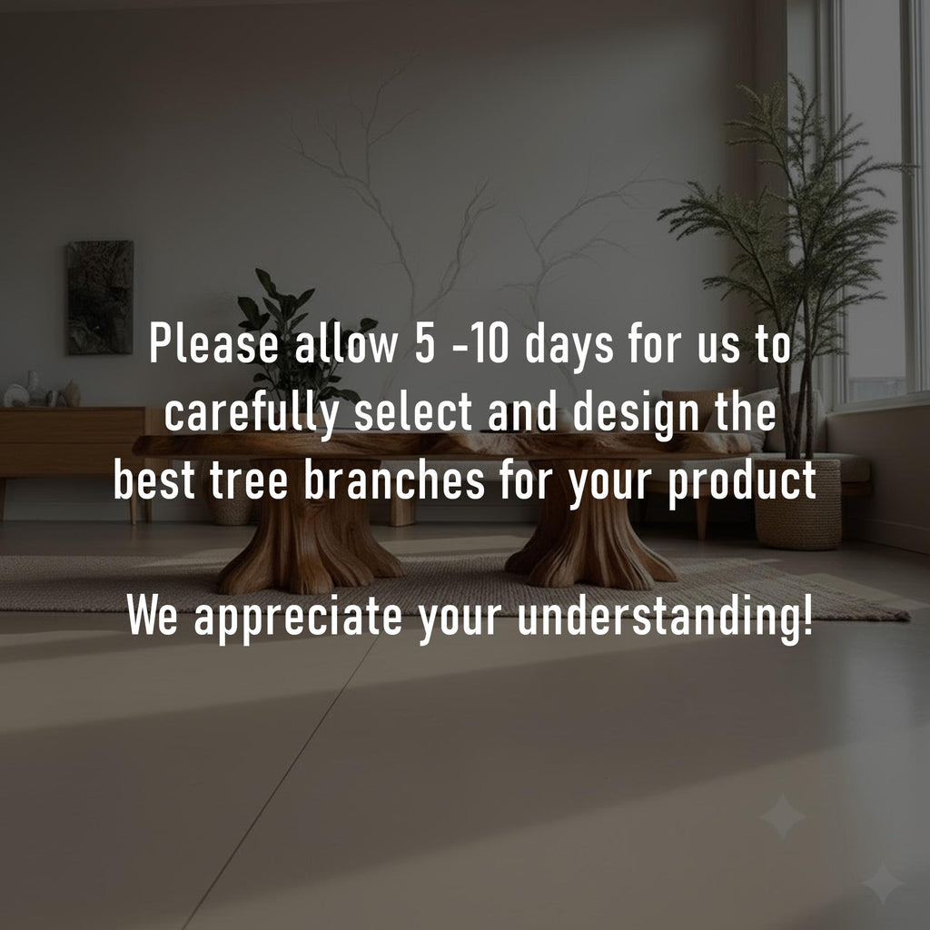 Live edge wood coffee table tree trunk table driftwood sculpture art decor stump side table rustic console table handmade furniture