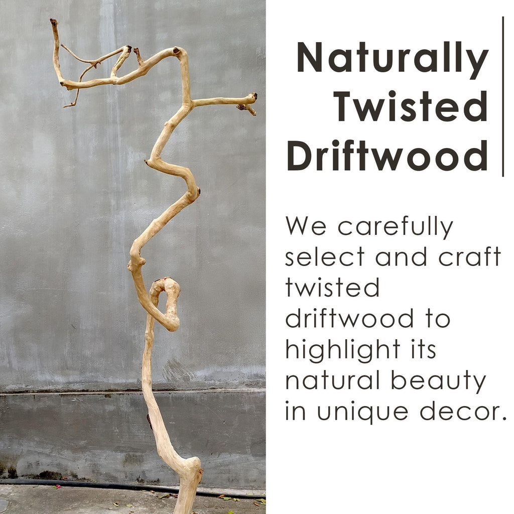 Natural driftwood tree branch floating bookshelf wall mount solid wood bookcase with fake leaf decor for home
