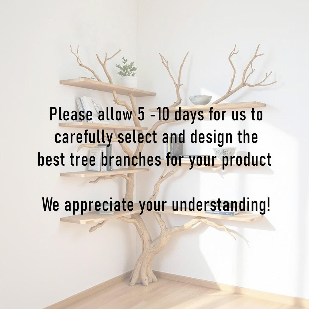 Corner Driftwood Bookshelf: Floating Shelves, Wall Mount Decor