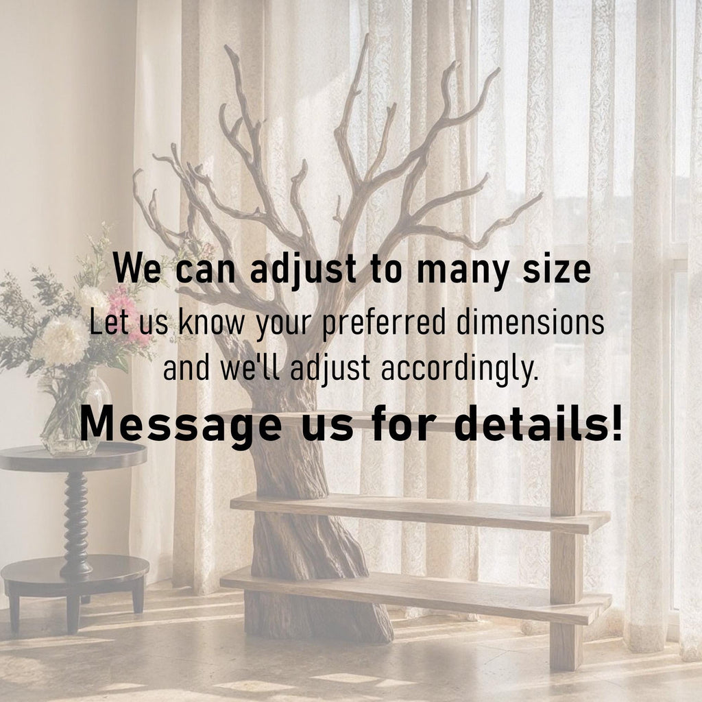 Tree branch bookcase solid wood free standing shelf live edge wood shelves art rustic bookshelf decoration