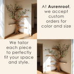 Corner tree branch book shelf standing bookcase solid wood floating shelves on wall driftwood shelving art