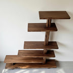 Natural wood bookcase driftwood shelf standing bookshelf live edge shelves wall mounted decor for living room