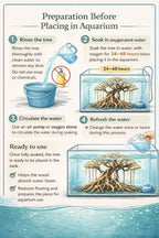 Driftwood bonsai tree aquascape aquarium fish tank plant tree decoration