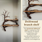 Corner bookshelves solid wood live edge floating shelf on wall tree branch bookshelf decor home art