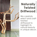 Natural wall mount driftwood bookcase solid wood bookshelf rustic night stand mini bedside table handmade furniture for bed room
