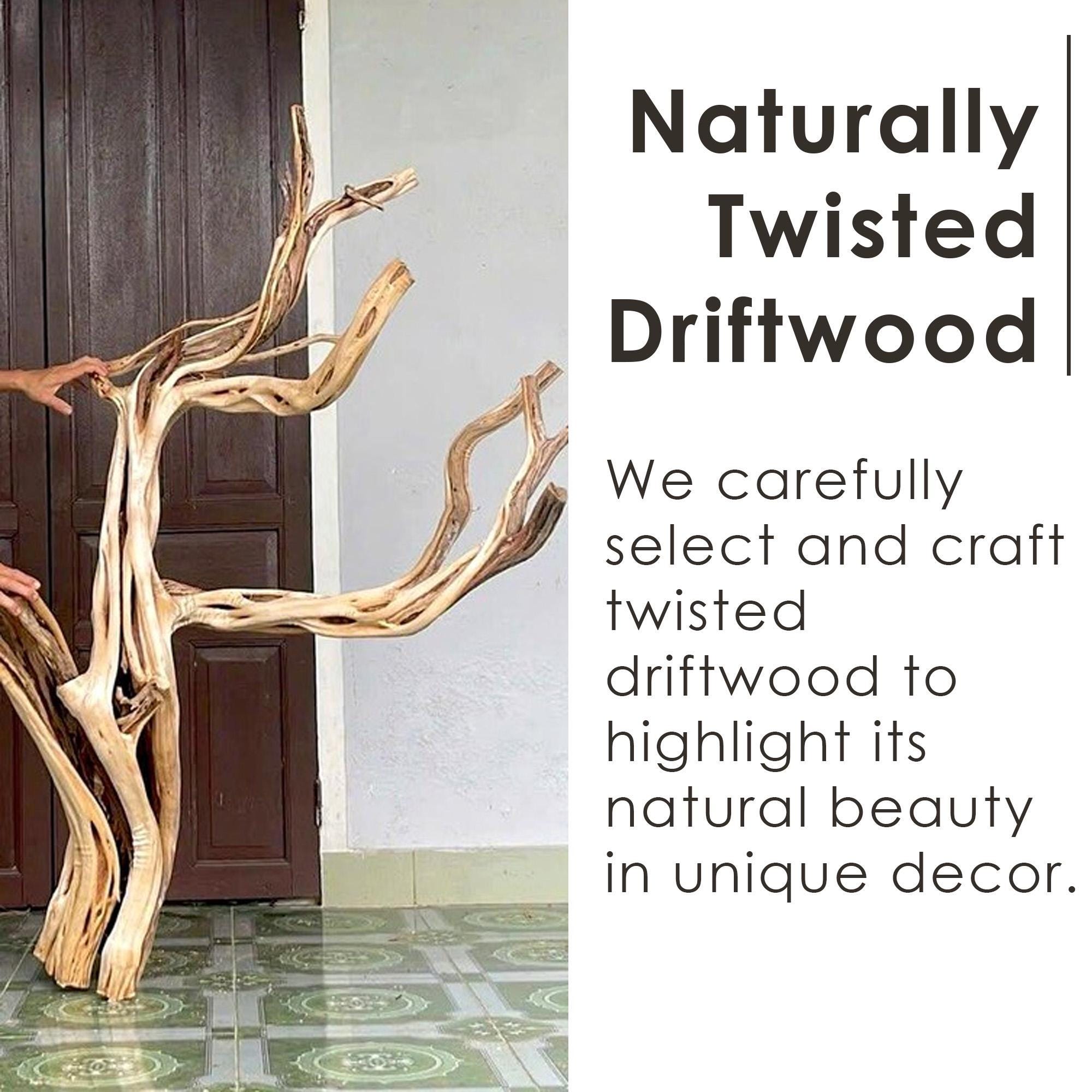Natural wall mount driftwood bookcase solid wood bookshelf rustic night stand mini bedside table handmade furniture for bed room